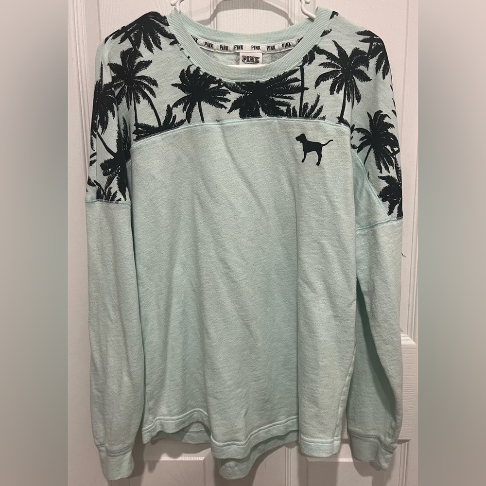 Victoria Secret Pink Lightweight Crewneck sweatshirt. Sz Small. Mint